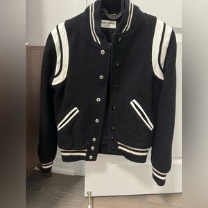 Saint Laurent Teddy bomber jacket
